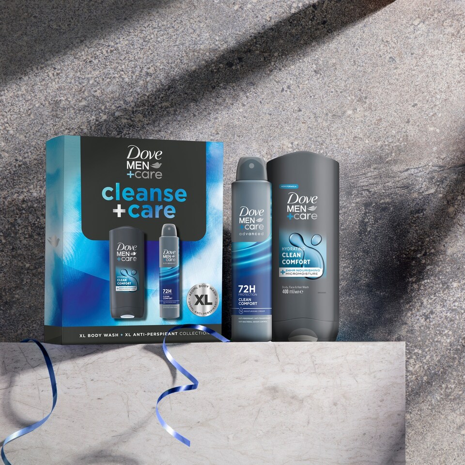image 1 of Dove Men + Care Cleanse + Care XL Duo Gift Set
