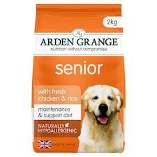 Arden Grange Senior Dog Food With Fresh Chicken and Rice 2kg