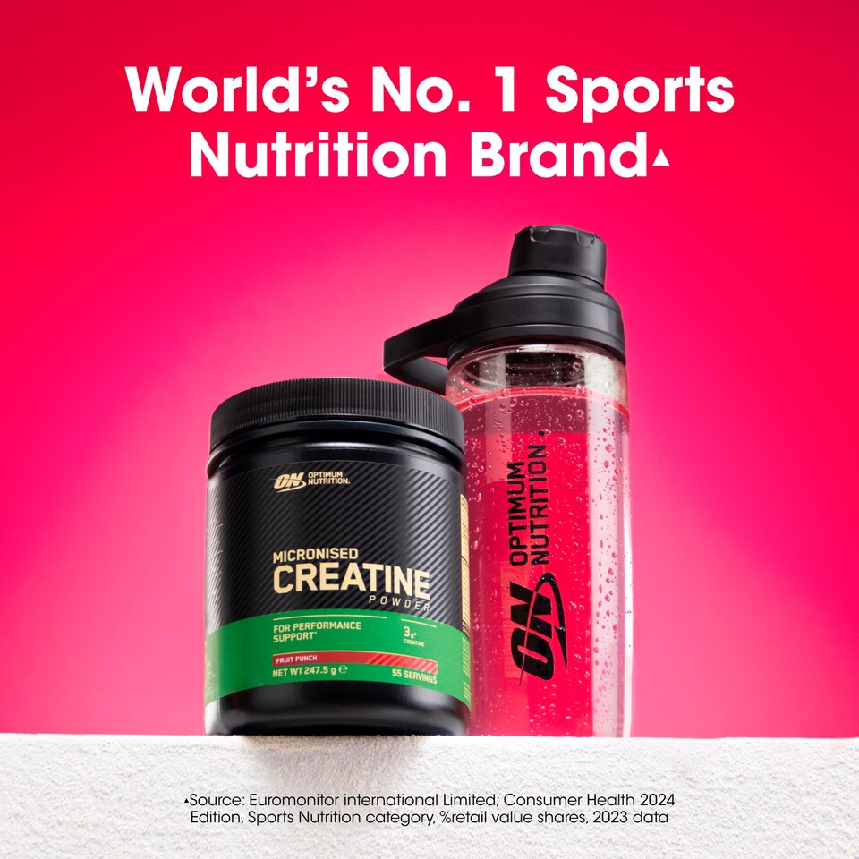 image 1 of Optimum Nutrition Flavoured Creatine Powder Fruit Punch 247.5g