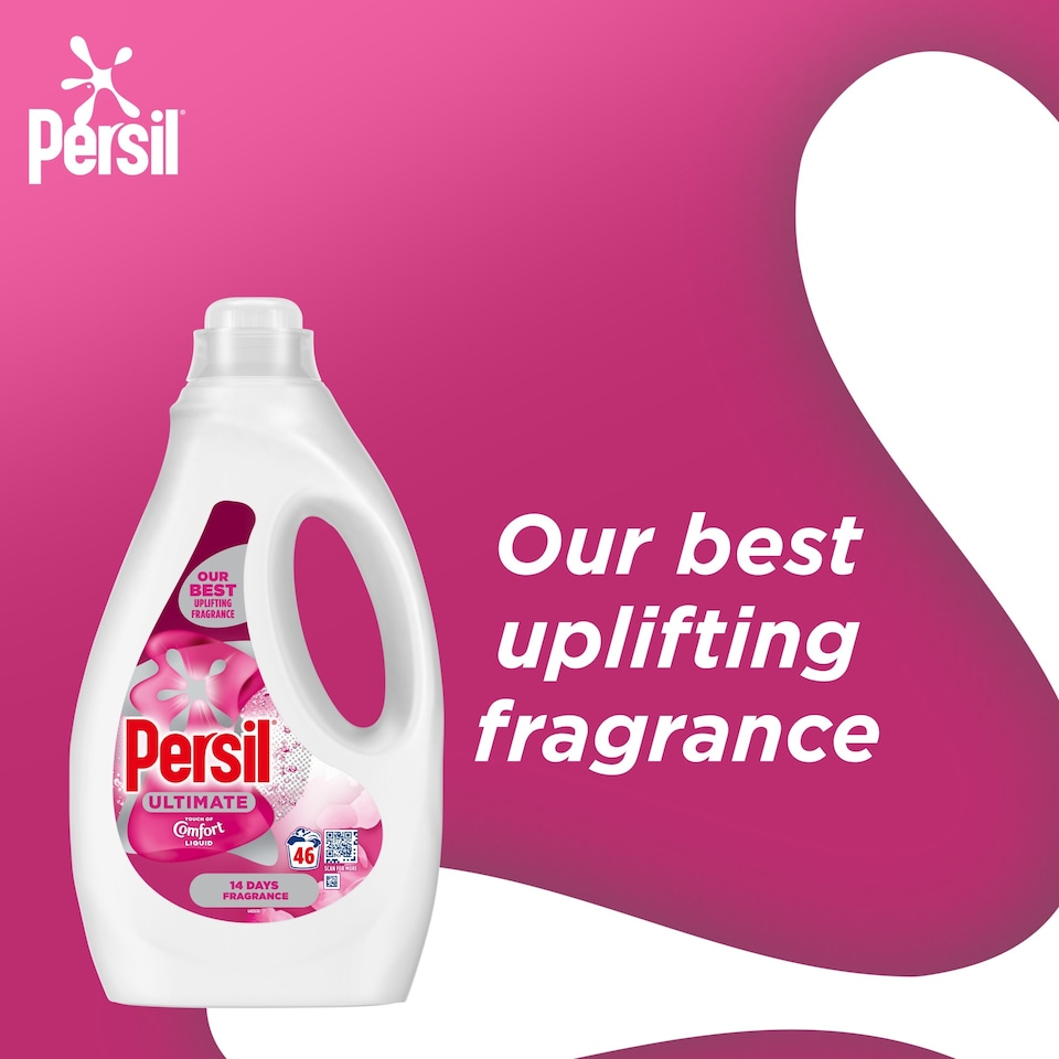 image 1 of Persil Ultimate Touch of Comfort Bio Laundry Washing Detergent 46 Washes 1242ml