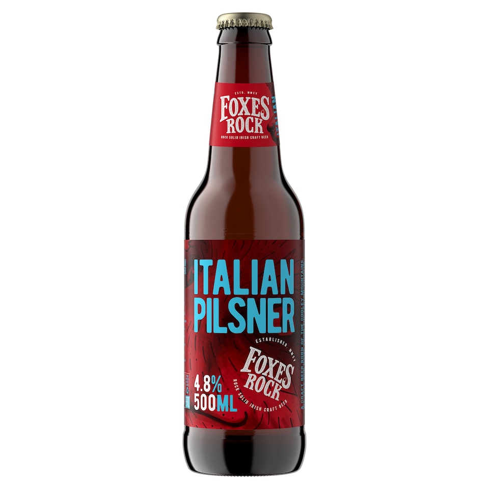 Foxes Rock Italian Style Pilsner 500ml
