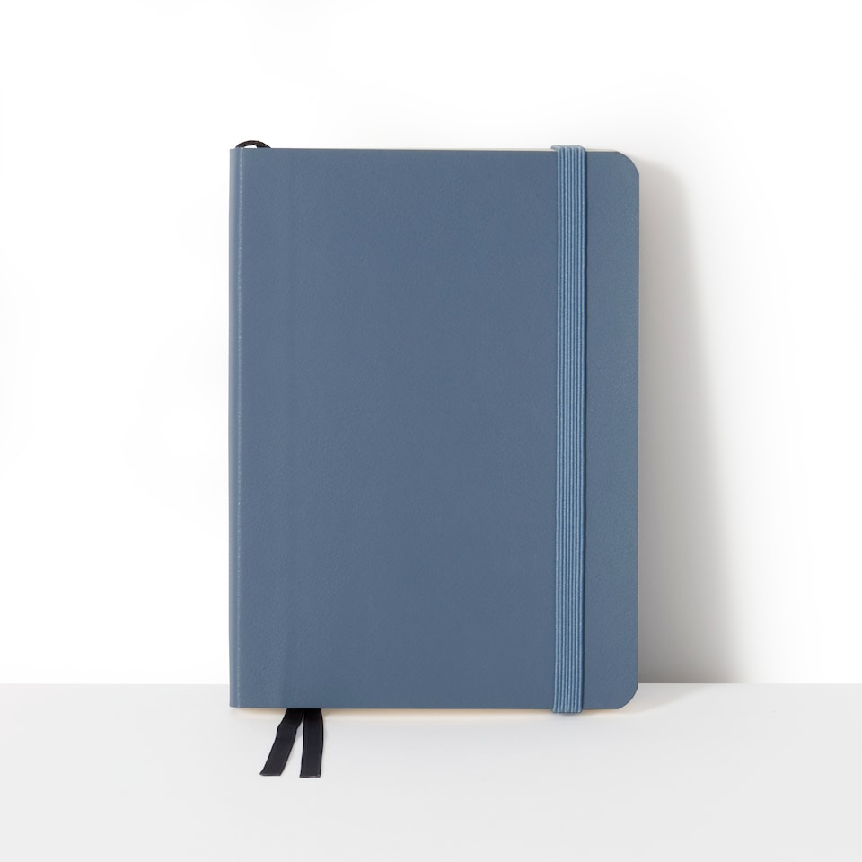 image 1 of Paperchase Agenzio Small Graphite Ruled Notebook