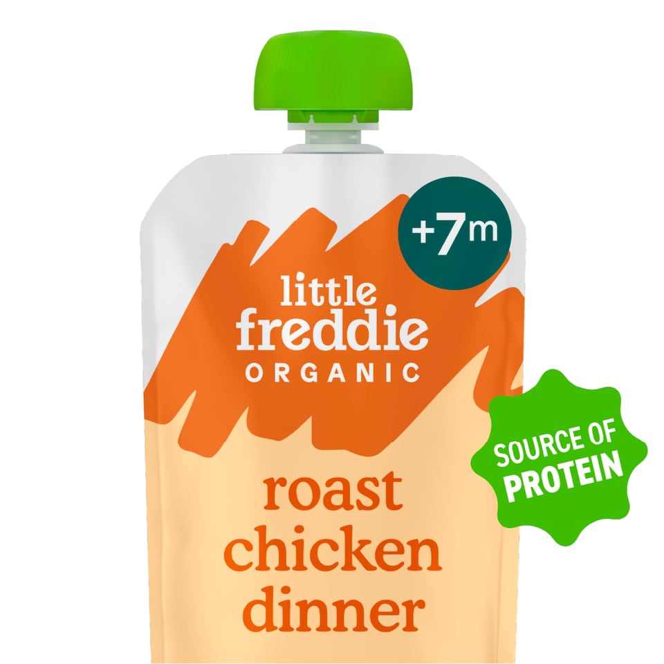 image 1 of Little Freddie Organic Roast Chicken with Vegetables Baby Food Pouch Single 7m+ 130g