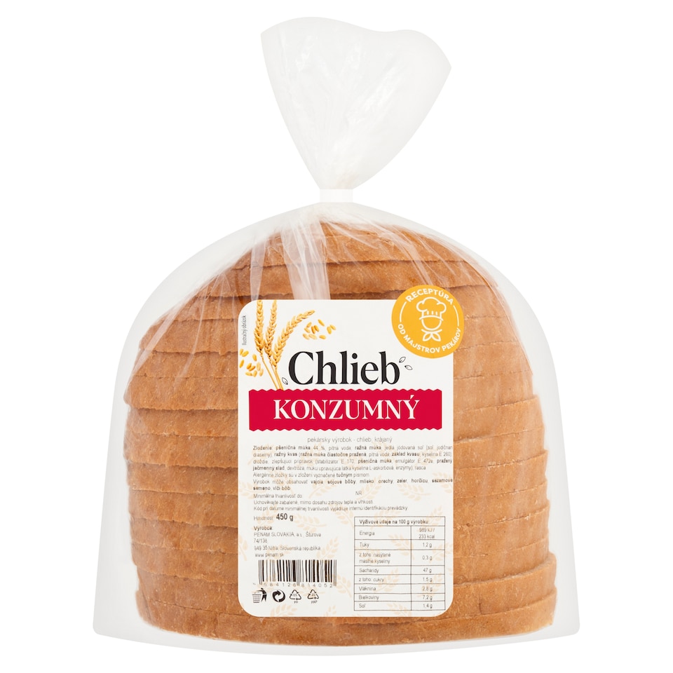 obrázok 1 z Penam Chlieb konzumný 450 g