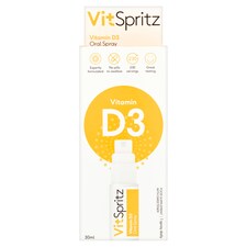 Vitspritz Vitamin D3 Oral Spray - Orange Flavour - 30ml