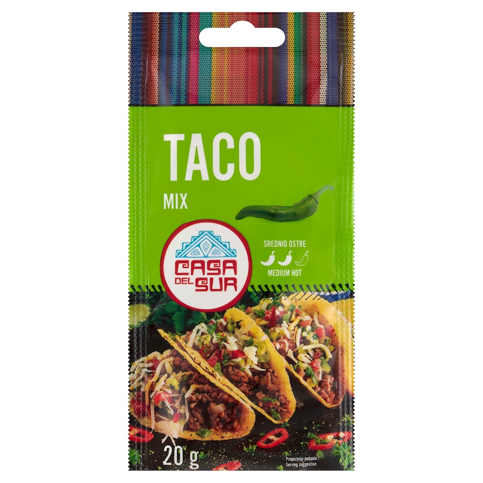Casa Del Sur - Taco Seasoning 20g