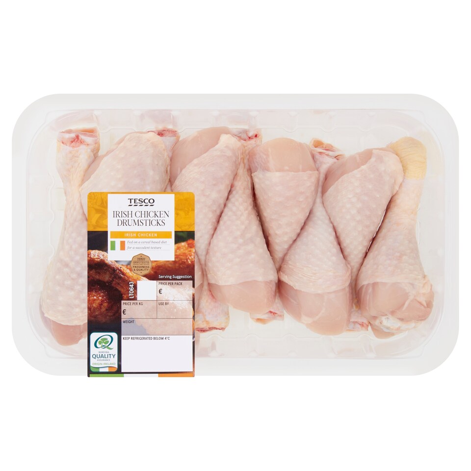 Tesco Irish Chicken Drumsticks 950G