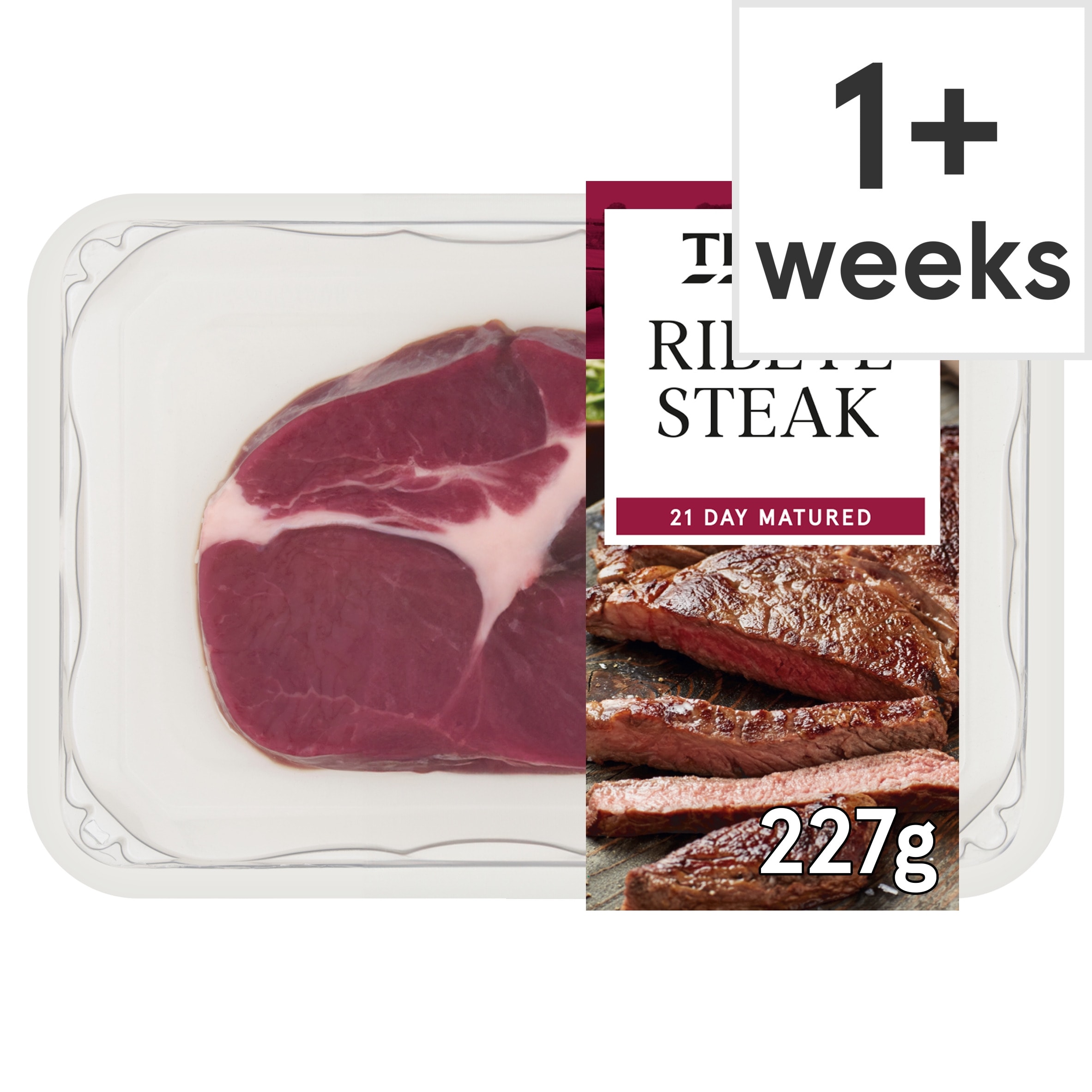 Tesco Beef Ribeye Steak 227G