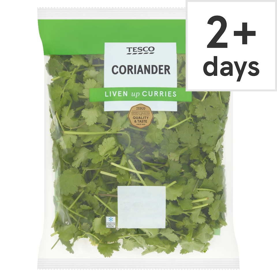 image 1 of Tesco Fresh Cut Coriander 100G