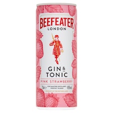 Beefeater Pink Strawberry Gin And Tonic 25Cl