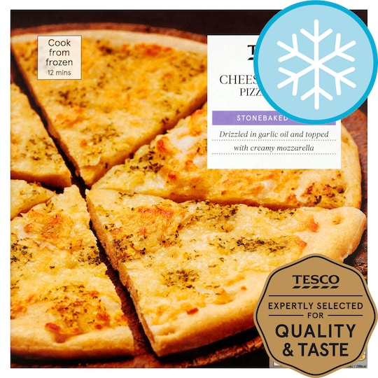 Tesco Cheese & Garlic Pizza Bread 210G Tesco Groceries