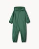 image 1 of F&F School Unisex Zip Up Puddlesuit in Green