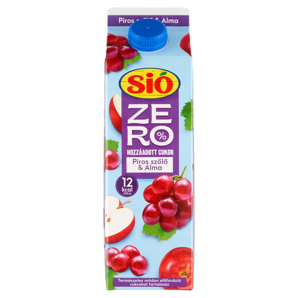 Sió Zero% hozzáadott cukor piros szőlő-alma gyümölcsital 1 l