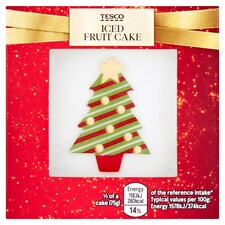Tesco Iced Fruit Cake 150G