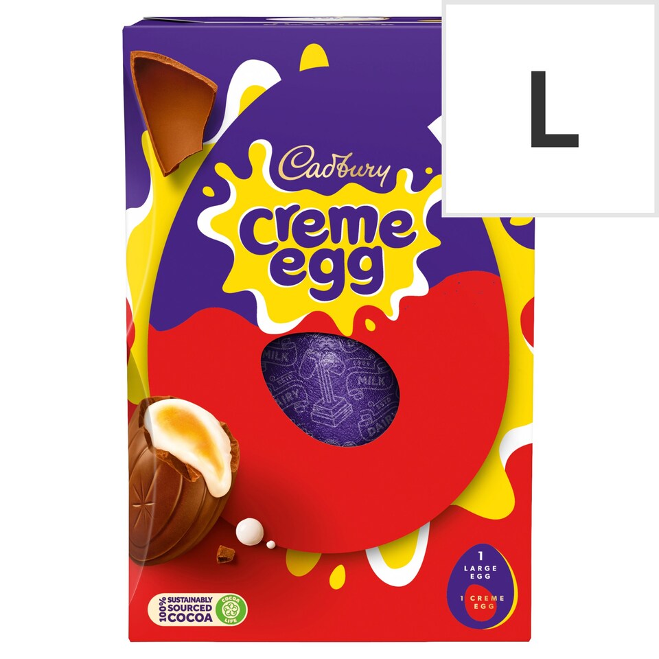 image 1 of Cadbury Creme Egg Chocolate Easter Egg 195g