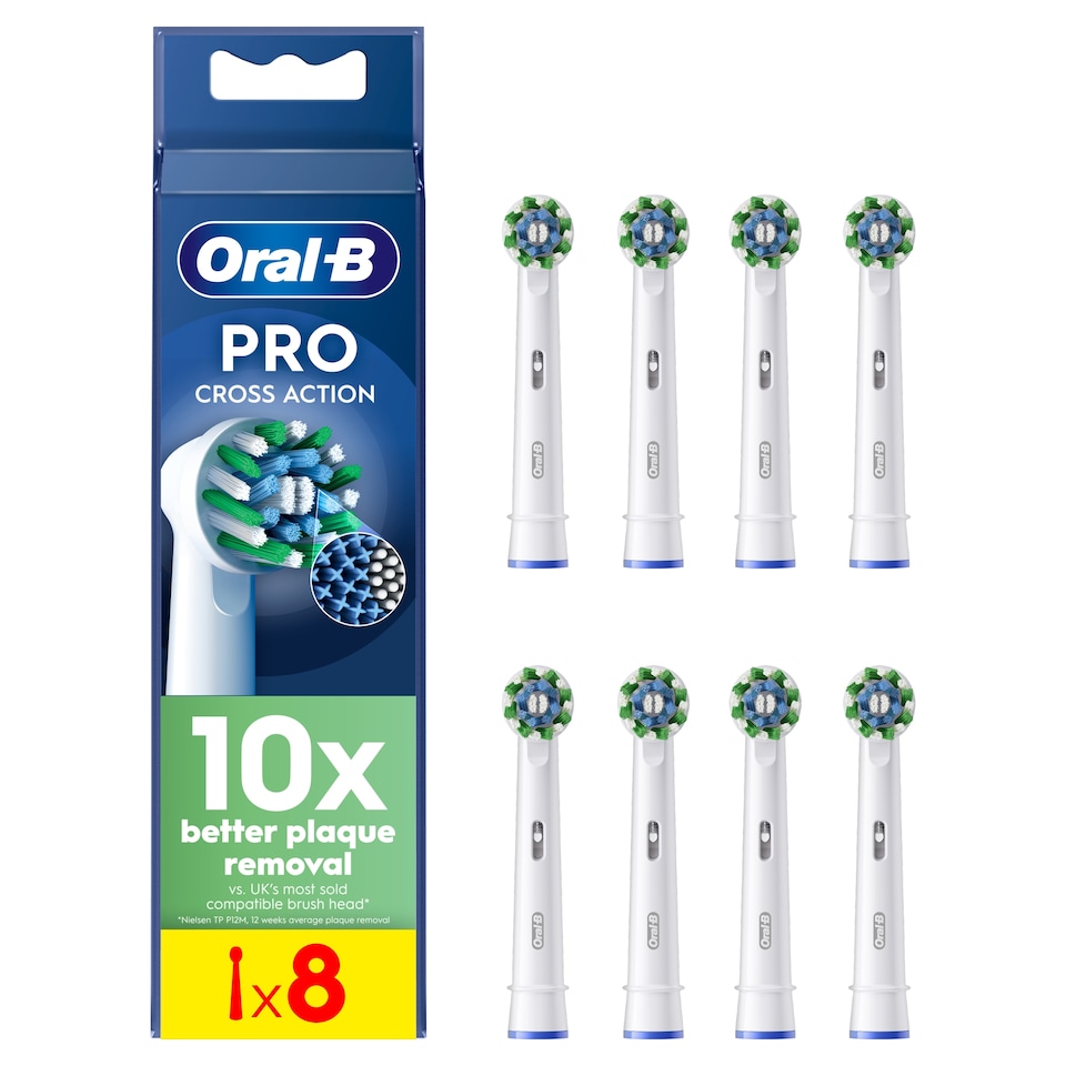 image 1 of Oral-B Pro Electric Toothbrush Replacement Heads 8 Pack