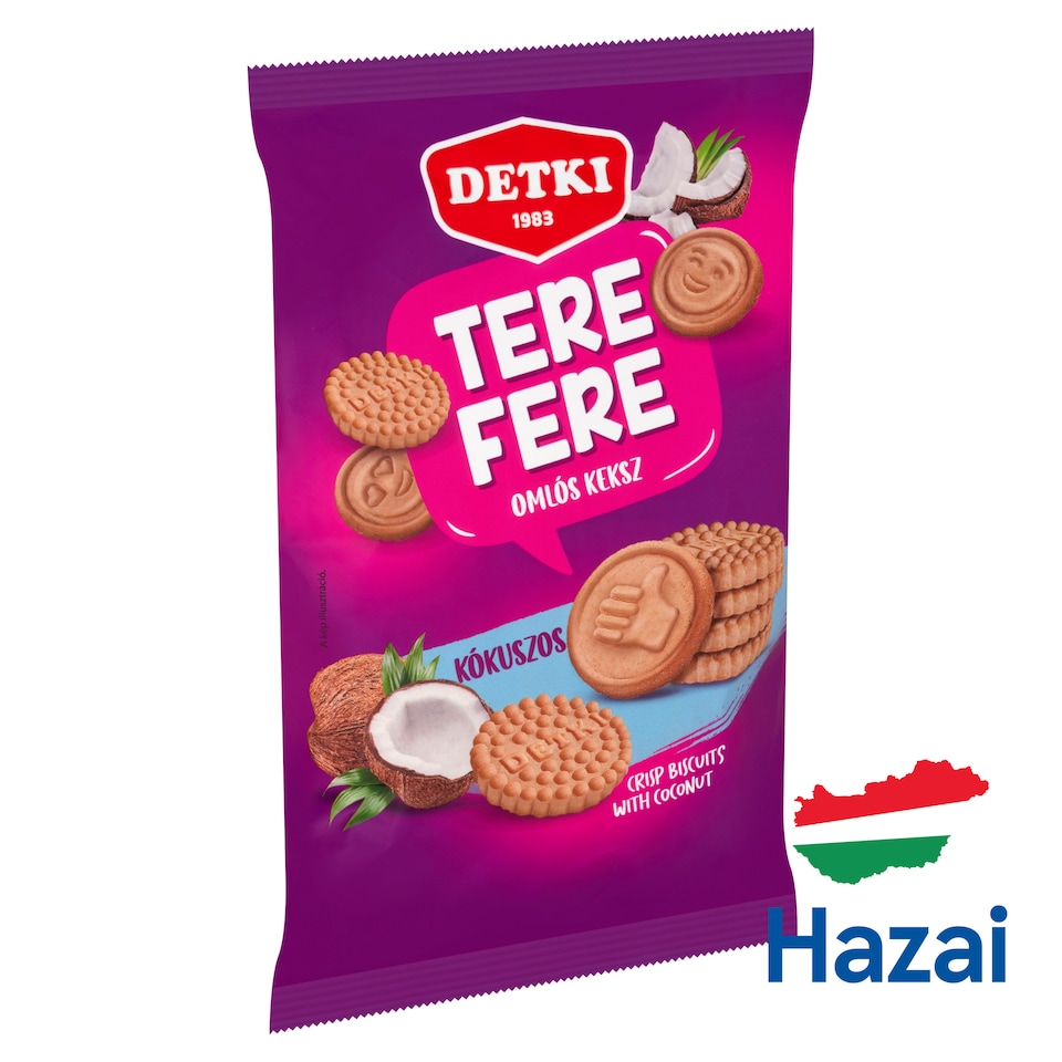 Detki Tere-fere Crisp Biscuits with Coconut 180 g