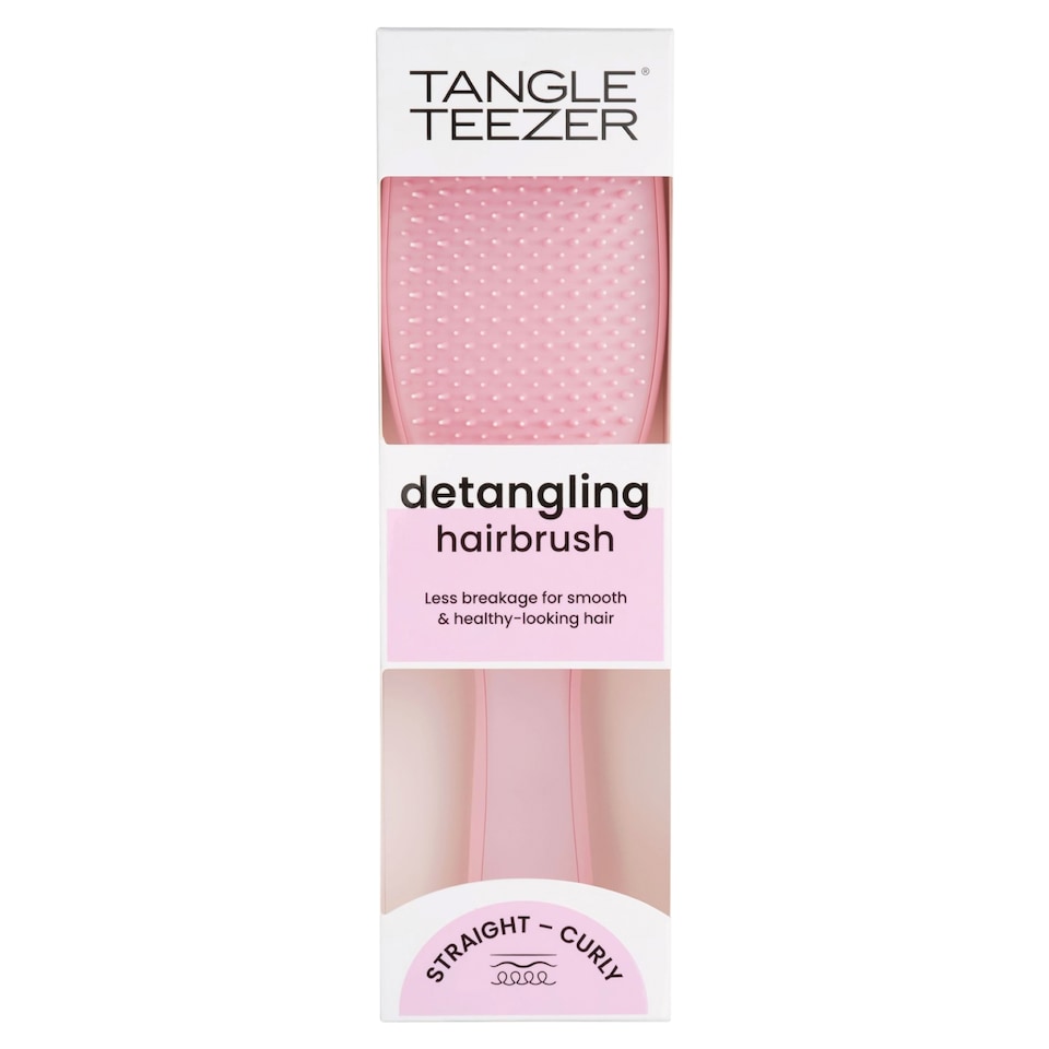 Tangle Teezer Detangling Hairbrush - Straight to Curly Pink