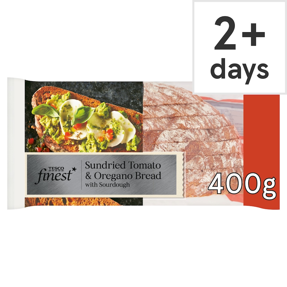 Tesco Finest Sourdough with Sundried Tomato & Oregano 400g