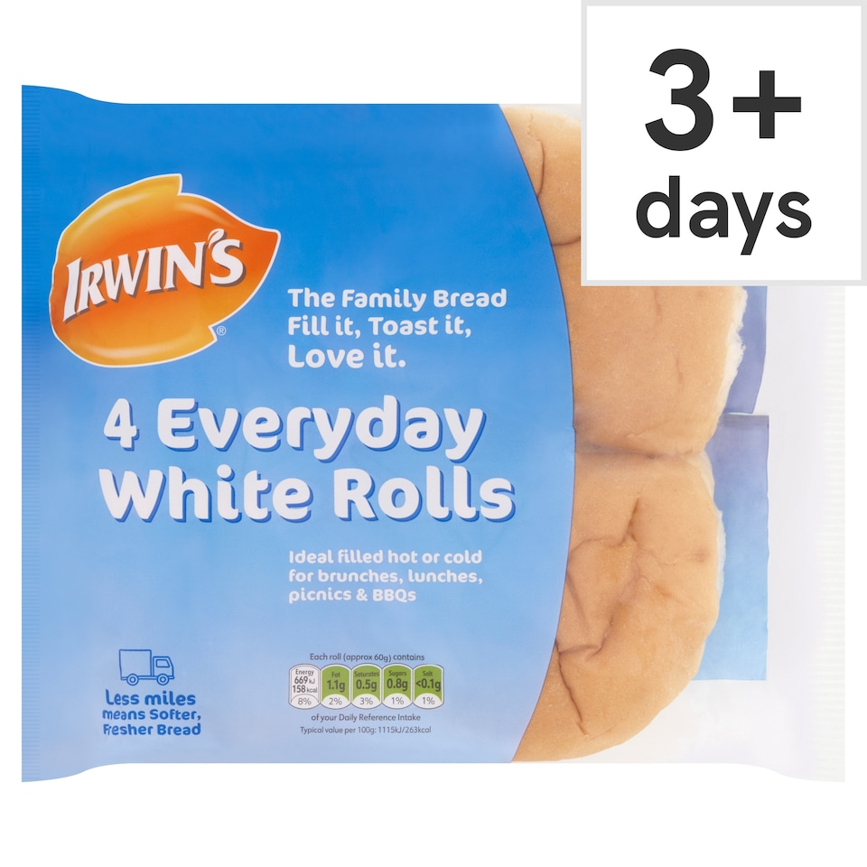 Irwins 4 White Rolls 360G