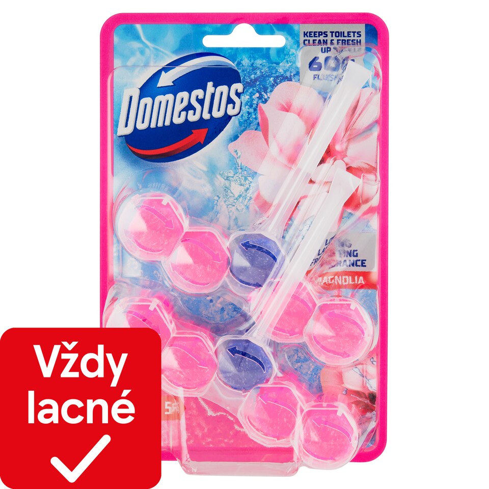 obrázok 1 z Domestos Power 5 Magnolia WC blok 2 x 50 g