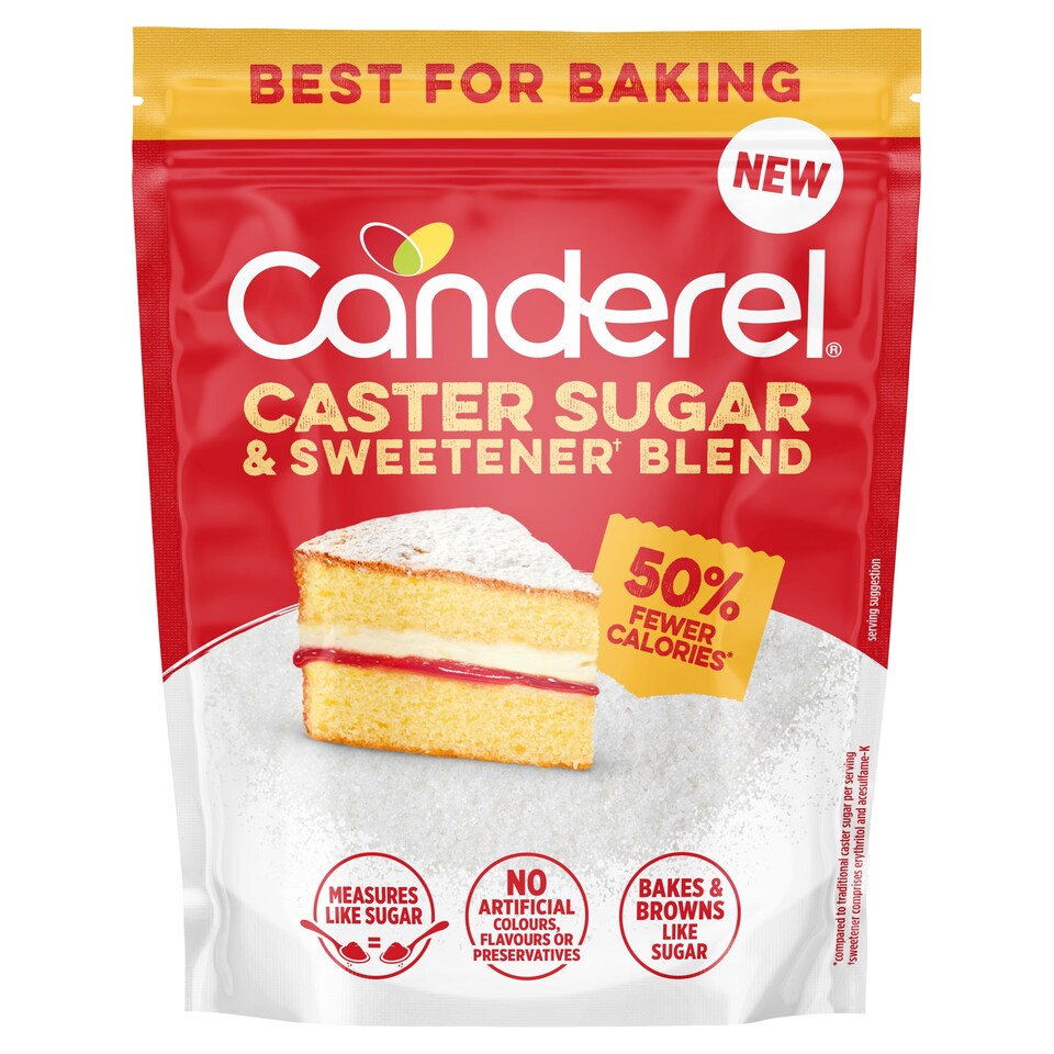 Canderel Caster Sugar & Sweetener Blend 370G