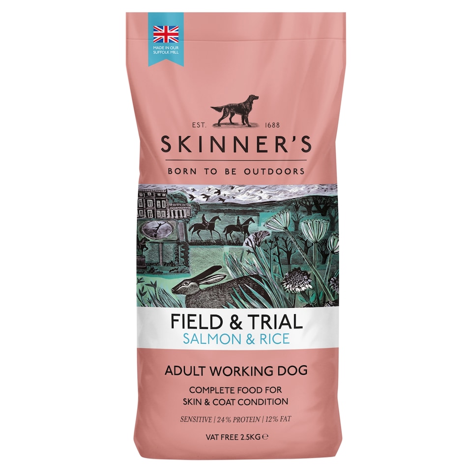 Skinner's Field & Trial Salmon and Rice Adult Dog Food 2.5kg