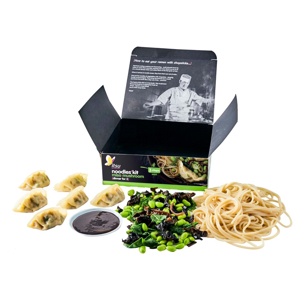 image 1 of Itsu Miso Mushroom Noodles Kit 473G