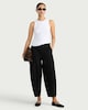 image 1 of F&F Ponte Barrel Leg Trousers in Multi