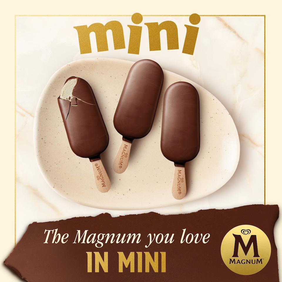 image 1 of Magnum Mini Classic Ice Cream Sticks 6x55ml