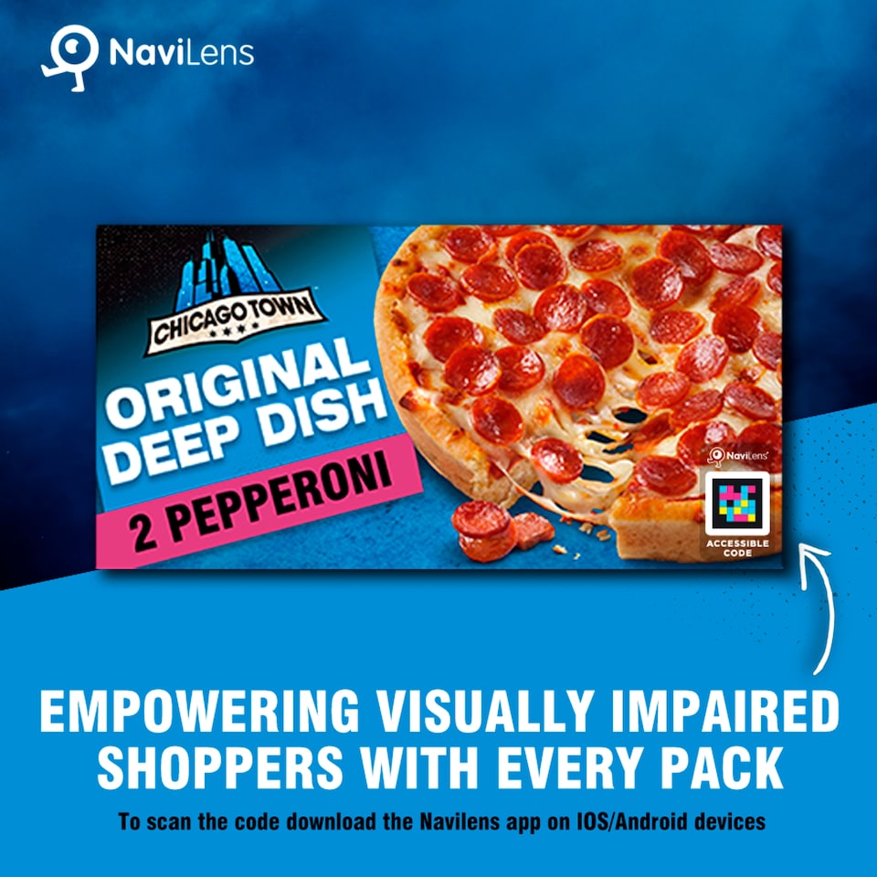 image 1 of Chicago Town Deep Dish Pepperoni Pizzas 2 X 155G