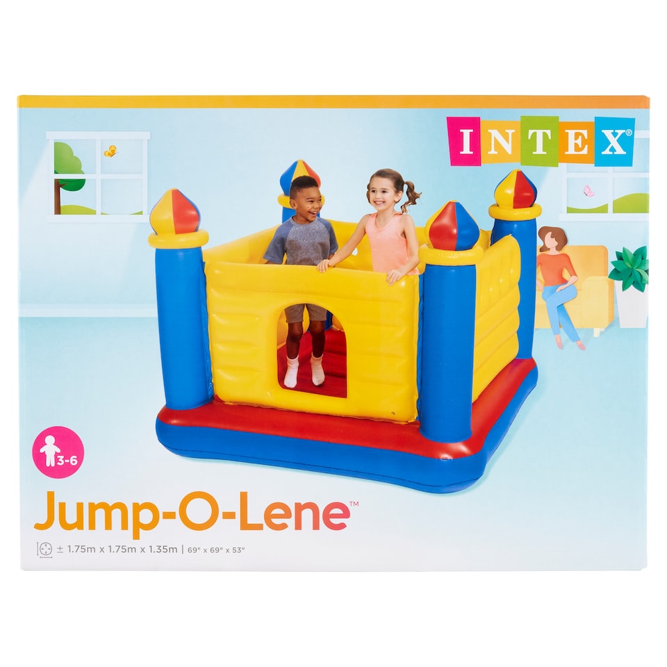 Intex Jump-O-Lene trampolína zámok 1,75 m x 1,75 m x 1,35 m