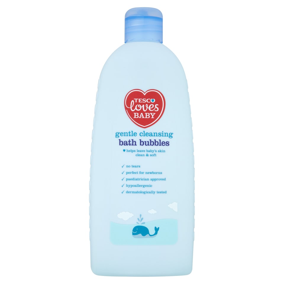 Tesco Loves Baby And Toddler Cleansing Bath Bubbles 500Ml