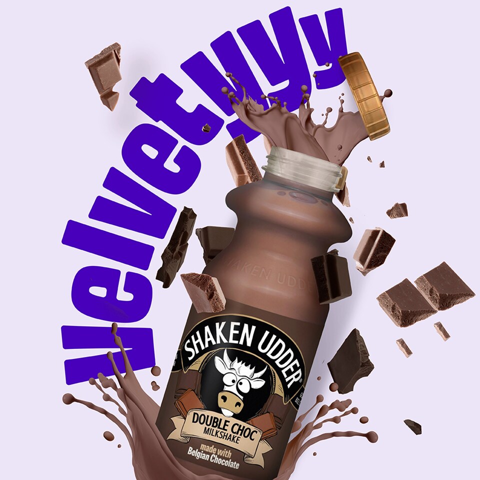 image 1 of Shaken Udder Double Choc Milkshake 330ml