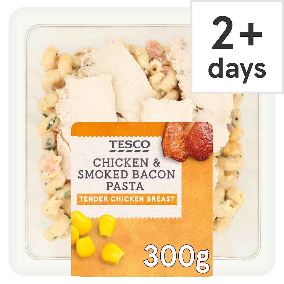 Tesco Chicken & Bacon Pasta 300G