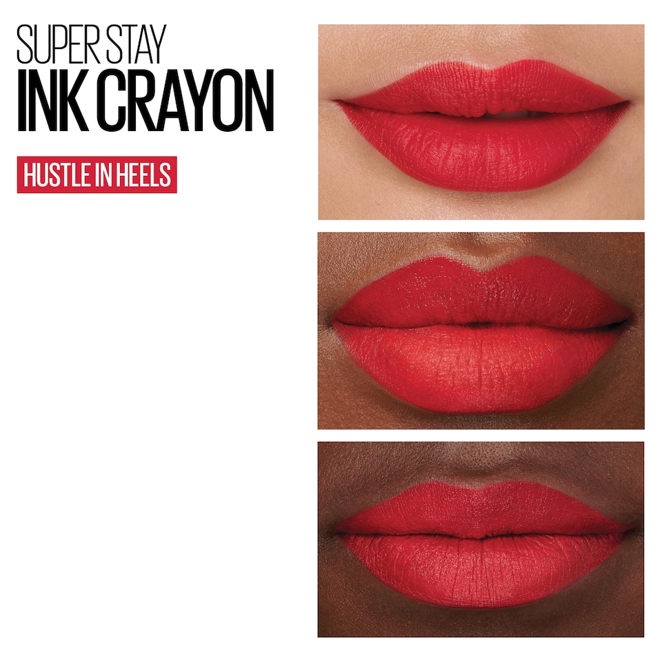 image 1 of Maybelline Superstay Lip Crayon Hustle In Heels