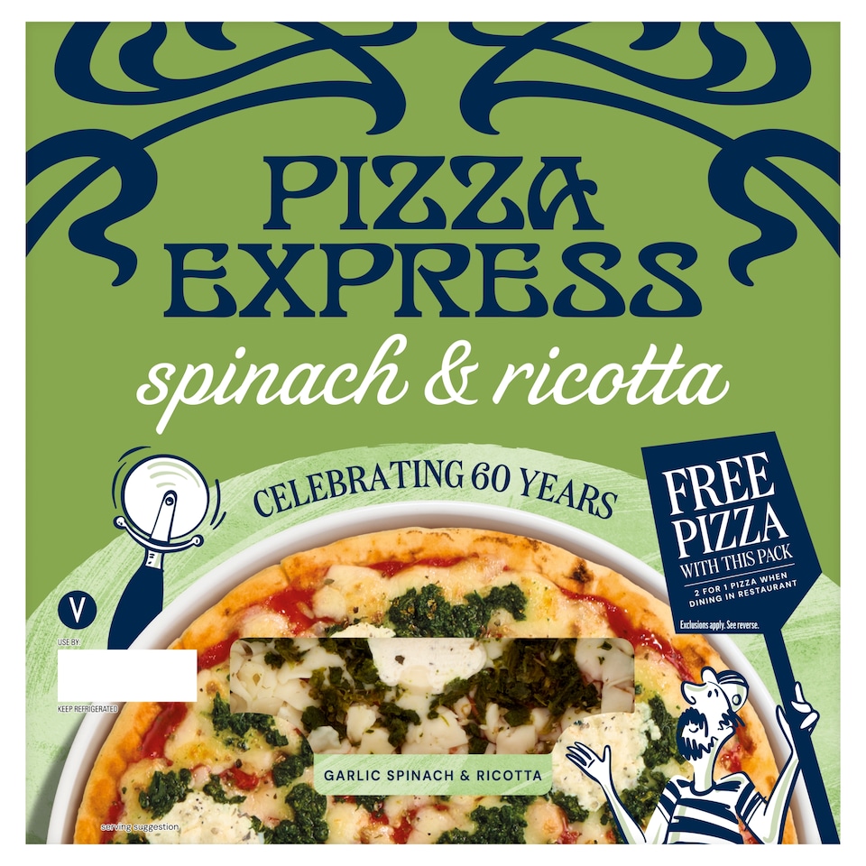 Pizza Express Spinach & Ricotta Pizza 287g
