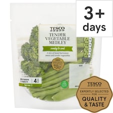 Tesco Tender Vegetable Medley 160G