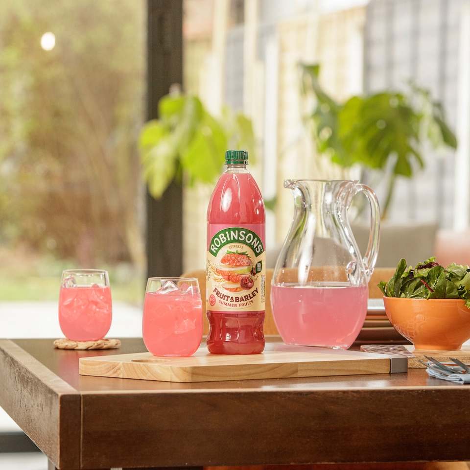 image 1 of Robinsons Fruit & Barley with Vitamins Summer Fruits Squash 1L