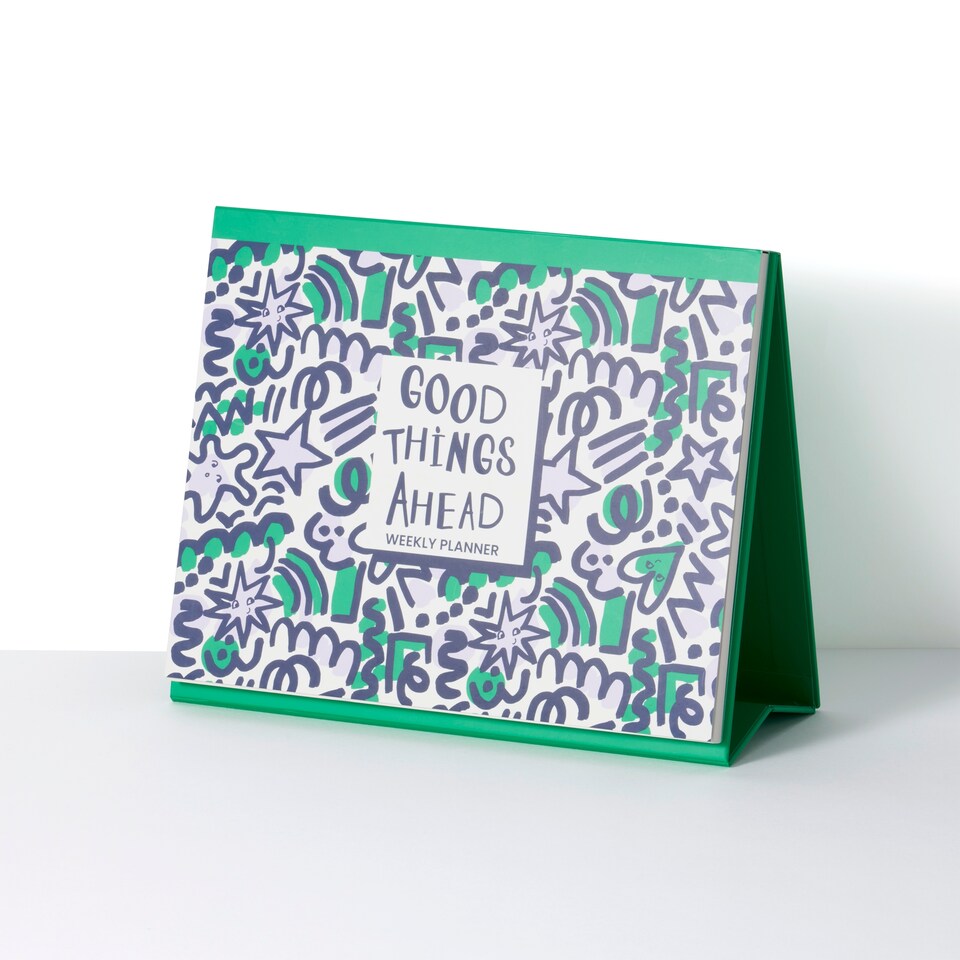 image 1 of Paperchase Artful Scribble Weekly Planner