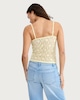 image 2 of OH ME OH MY Floral Lace Cami Top in Yellow