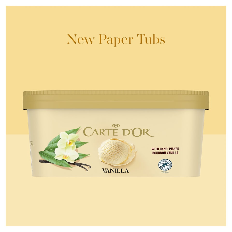 image 1 of Carte D'or Madagascan Vanilla Ice Cream Tub 900ml