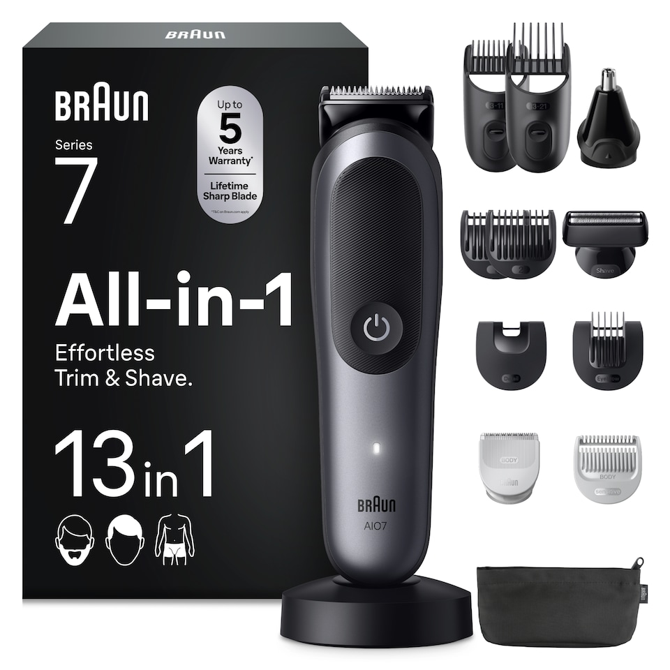 image 1 of Braun All-In-One Series 7 Trimmer & Pro Blade AIO7560