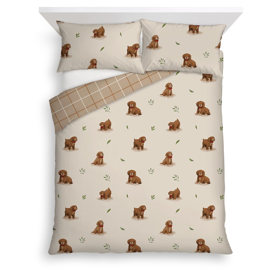 F&F Home Bedding Curtis Duvet Set Double