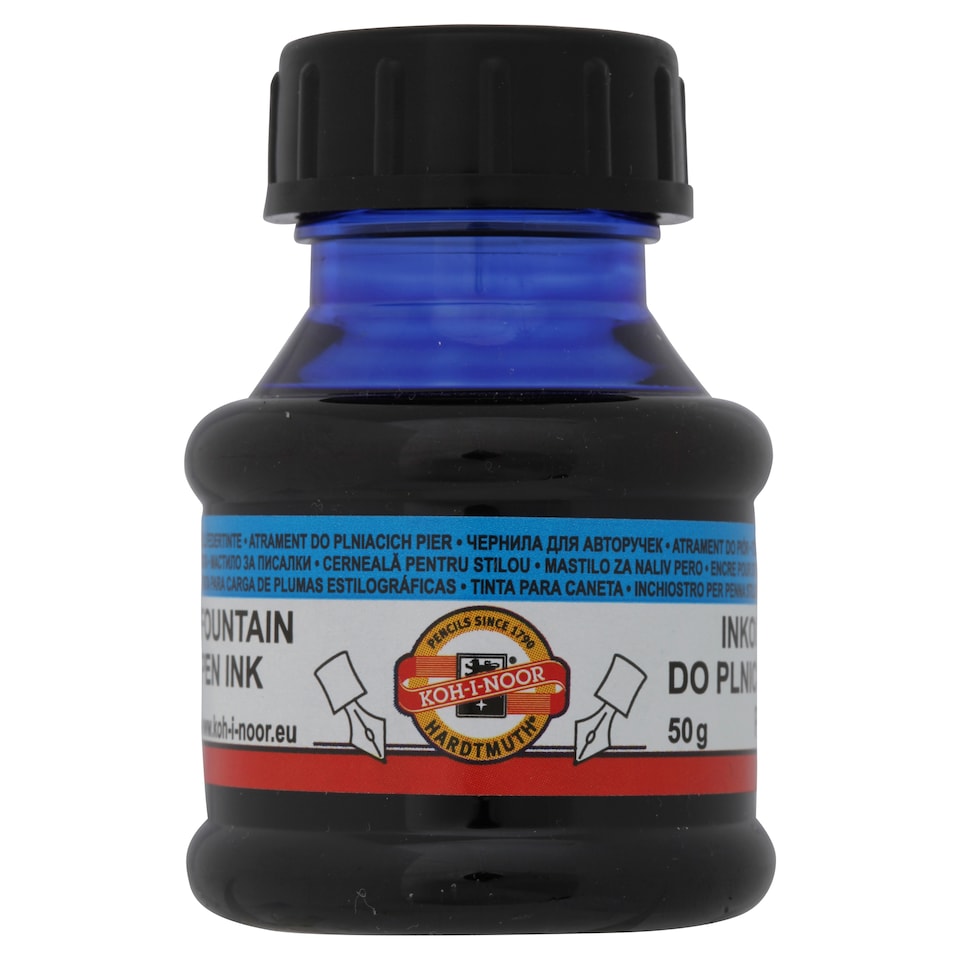 KOH-I-NOOR Modrý inkoust do plnicích per 50g