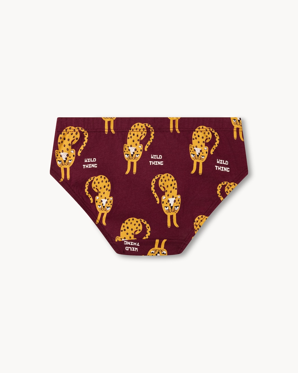 image 1 of F&F Boys 10-Pack Pure Cotton Animal Briefs in Multi