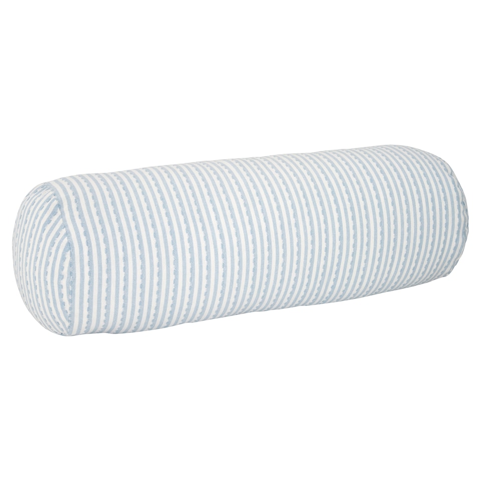 F&F Home Blue Stripe Bolster