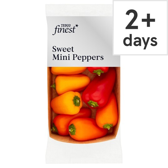 Tesco Finest Sweet Mini Peppers 220G Tesco Groceries