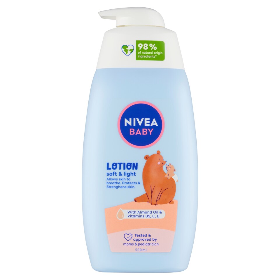 image 1 of Nivea Baby Light & Soft Body Lotion 500ml