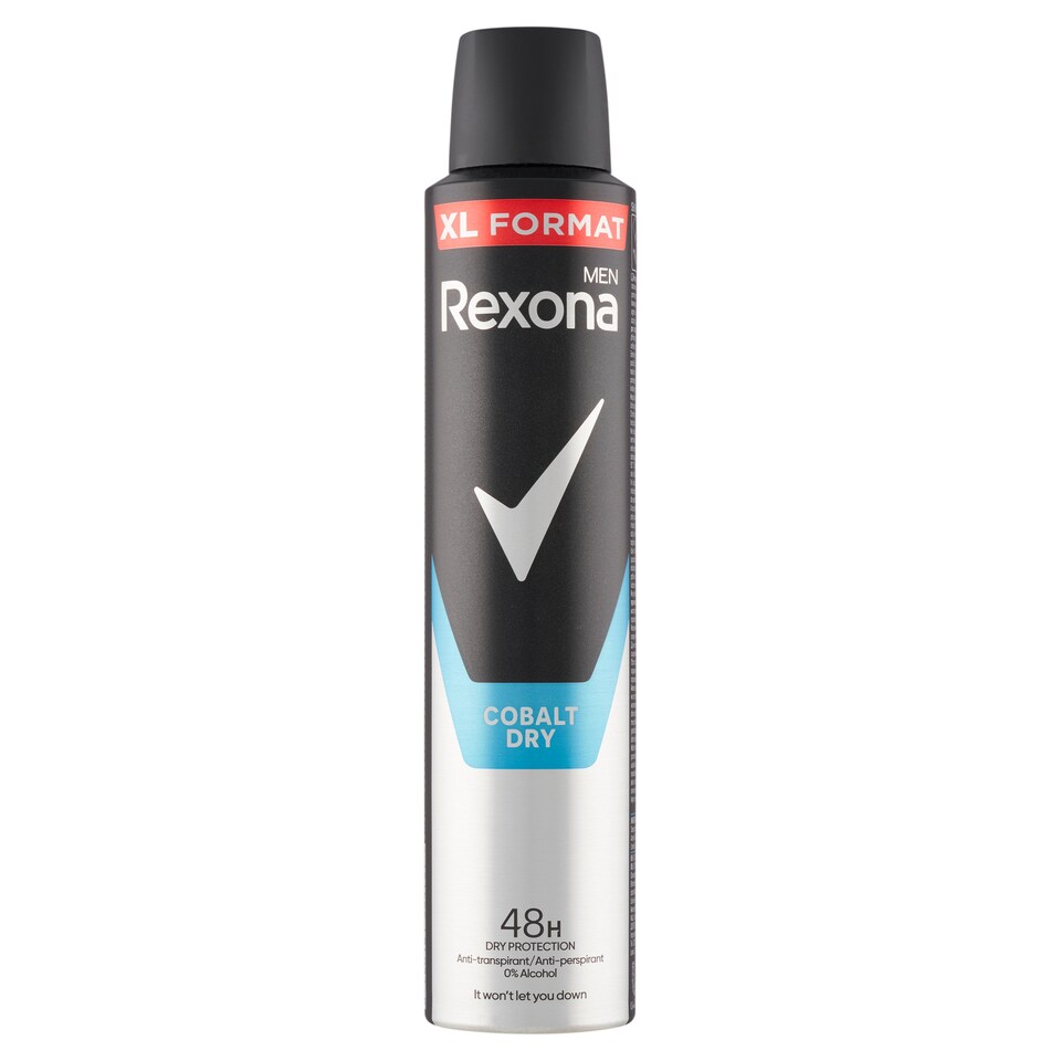 Obrázek 1 pro produkt Rexona Men Cobalt compressed antiperspirant sprej 200ml